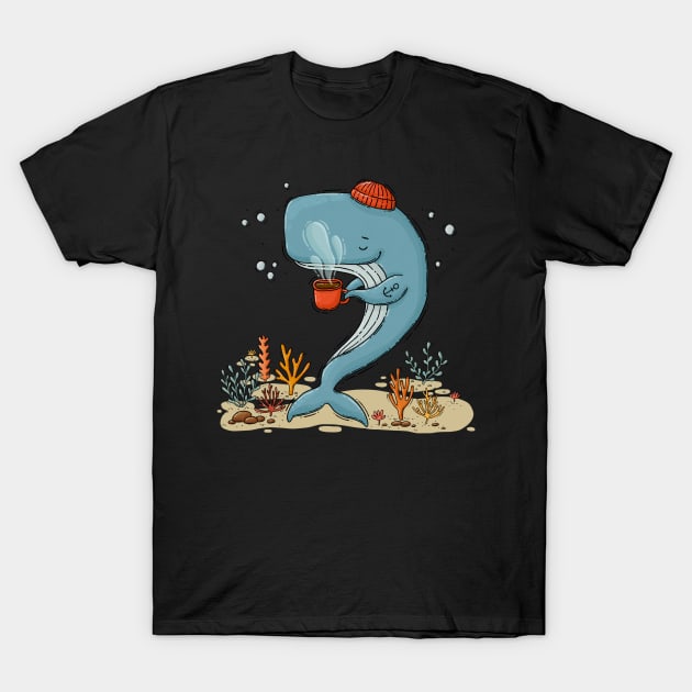 Hip Whale T-Shirt by Tania Tania